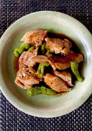 鶏胸肉の黒酢さっぱり炒め-レシピのメイン写真