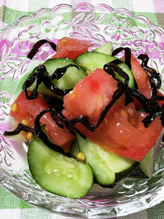 きゅうりとトマトの塩昆布マリネ-レシピのメイン写真