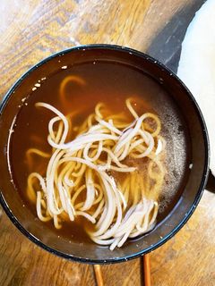お一人様!簡単レモン中華風ざるそば汁-レシピのメイン写真
