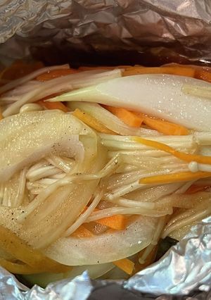 鮭のバター醤油ホイル焼き-レシピのメイン写真