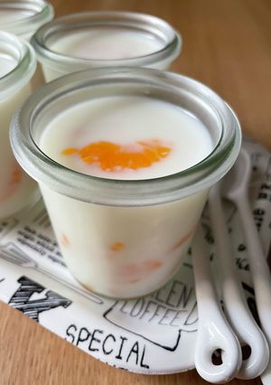 身割れみかん缶たっぷりの牛乳ゼリー-レシピのメイン写真