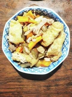肉野菜と揚げの昆布ポン酢煮込み-レシピのメイン写真