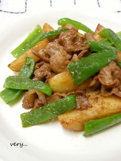 豚バラ肉とじゃがいもの簡単炒め-レシピのメイン写真