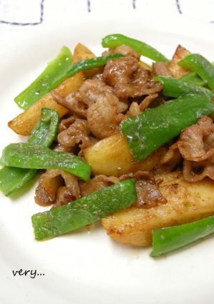 豚バラ肉とじゃがいもの簡単炒め-レシピのメイン写真