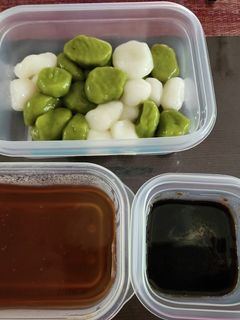 白玉だんご 二色の団子と2種類の蜜で-レシピのメイン写真