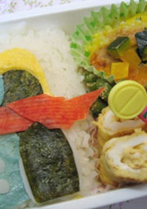 キャラ弁　ポッタイシ弁当（ポケモン）-レシピのメイン写真