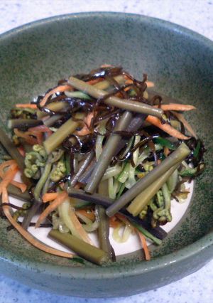 わらびのサラダ風和え物-レシピのメイン写真