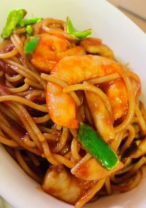 冷凍シーフードが縮まないトマトパスタ♡-レシピのメイン写真