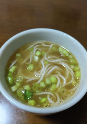 鯛のあらと牡蠣醤油で冷冷冷しそうめん♫-レシピのメイン写真