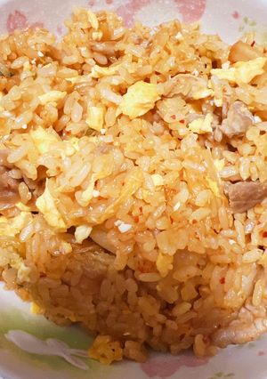 【包丁いらず】豚キムチチャーハン-レシピのメイン写真