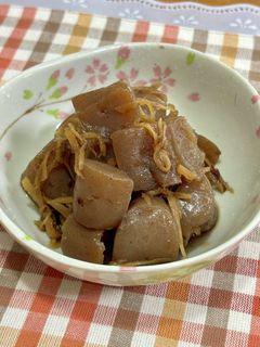 こんにゃくの甘辛生姜煮♪-レシピのメイン写真