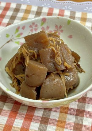 こんにゃくの甘辛生姜煮♪-レシピのメイン写真