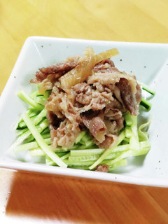 牛肉のしぐれ煮のサラダ風-レシピのメイン写真