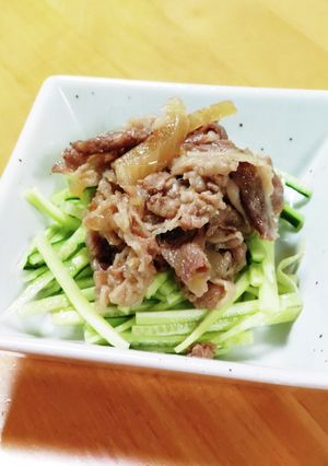 牛肉のしぐれ煮のサラダ風-レシピのメイン写真