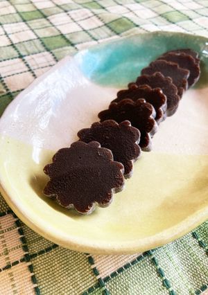材料3つ♫♬♪　素朴な和菓子　黒糖すあま-レシピのメイン写真