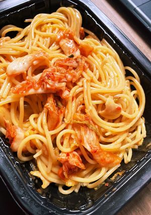 レンチン！キムチーズパスタ-レシピのメイン写真