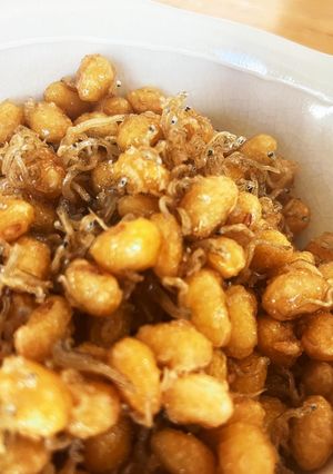 包丁いらず✨揚げる大豆とジャコおかず-レシピのメイン写真