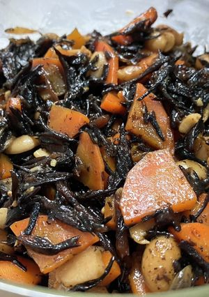 大豆で作るひじき煮-レシピのメイン写真