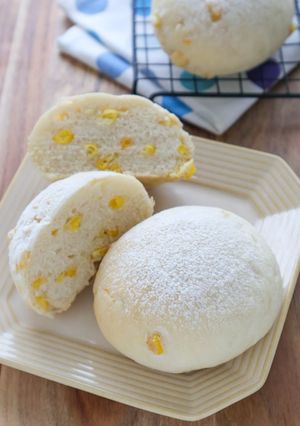 ふわふわ♡たっぷりコーンの白パン-レシピのメイン写真