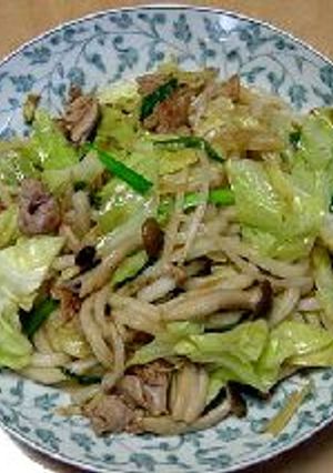 焼きうどん　ｄｅ　食物繊維-レシピのメイン写真