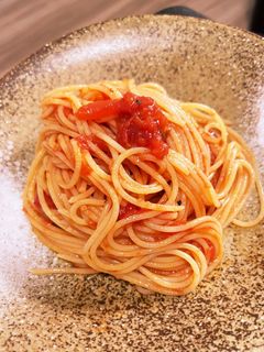 トマト缶のみで絶品!冷製トマトパスタ-レシピのメイン写真