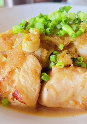 鶏むね肉と白菜のポン酢煮-レシピのメイン写真