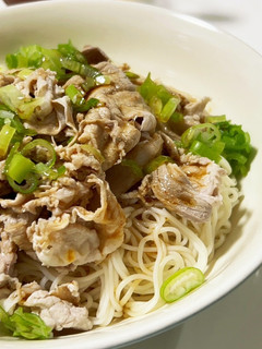 ピリ辛冷しゃぶ素麺-レシピのメイン写真