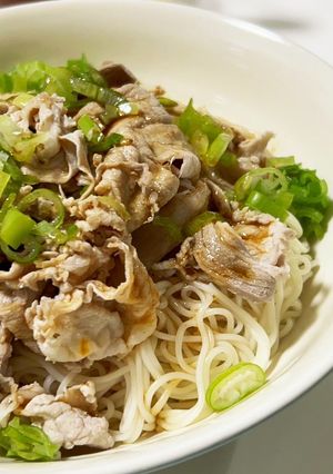 ピリ辛冷しゃぶ素麺-レシピのメイン写真