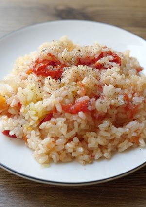 トマトの炊き込みご飯-レシピのメイン写真