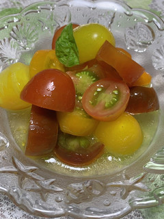 爽やかに!艶やかに!ミニトマトのマリネ!-レシピのメイン写真