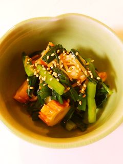 にらとちくわのなめ茸あえ-レシピのメイン写真