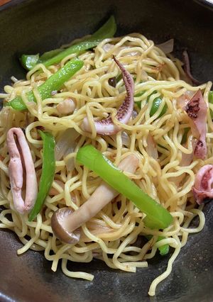 李錦記XO醬　イカ焼きそば-レシピのメイン写真