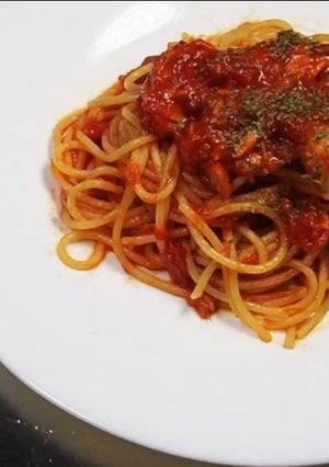 暑い日に食べたい!冷製トマトパスタ-レシピのメイン写真