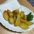 簡単 ✨ホクホク 皮付きフライドポテト