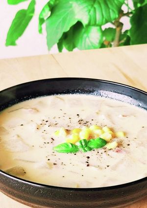 大根&ソーセージチーズクリーム☆冷や汁-レシピのメイン写真