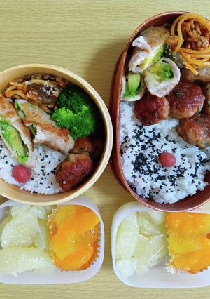 娘と息子のお弁当（7/16 火）-レシピのメイン写真