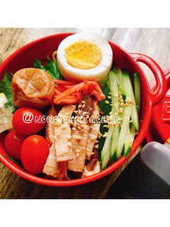 冷やし中華弁当♡傷まずひっつかないコツ!-レシピのメイン写真