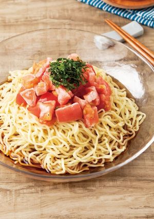 トマトざるらーめん-レシピのメイン写真