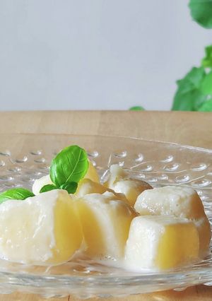 氷タンフル☆豆乳フローズンピーチ自由研究-レシピのメイン写真