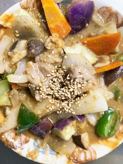 レンジ根菜茄子簡単洋風トンテキ味甘酢酢豚-レシピのメイン写真