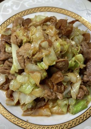 キャベツを使った生姜焼き　305-レシピのメイン写真
