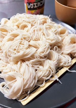 沸騰したら火を止める☆茹でない素麺！-レシピのメイン写真