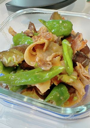 ご飯進む　ナスの甘辛味噌炒め-レシピのメイン写真
