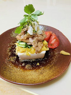 ロカボ!豆腐で冷やし中華-レシピのメイン写真