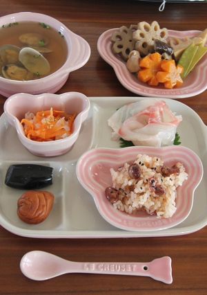 お食い初め　【赤飯】-レシピのメイン写真