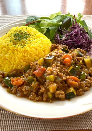 アスリート食★夏野菜のキーマカレー-レシピのメイン写真