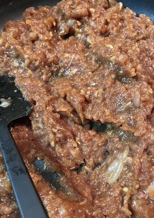 圧力鍋と焦げ付き消火コンロで飴色玉ねぎ-レシピのメイン写真