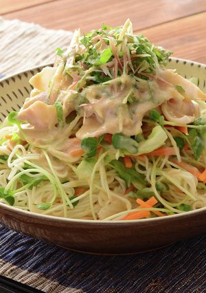 香味野菜のサラダ涼麺-レシピのメイン写真