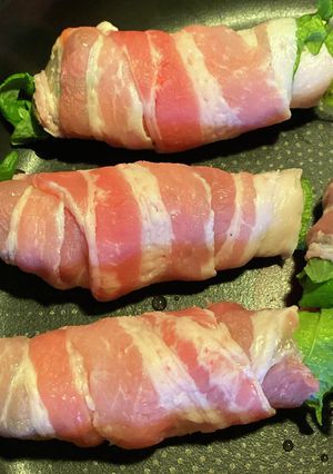 豚バラ　エリンギ　しそチーズ-レシピのメイン写真