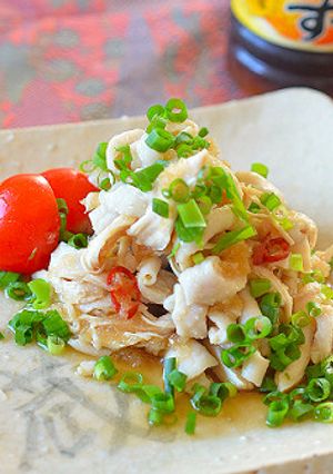 丸搾りゆずが香る鶏皮おろしぽん酢♪-レシピのメイン写真